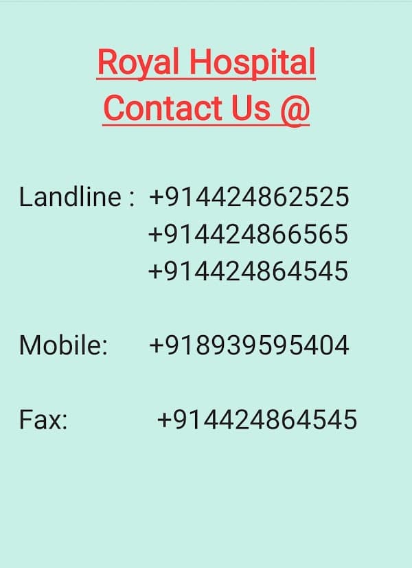 Royal hospital - Ambulance service by Padma Ambulance in Valasaravakkam