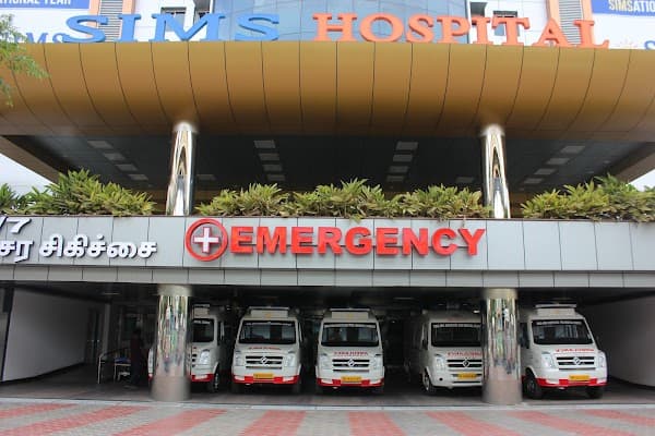 SIMS Hospitals - Multi Speciality Hospital in chennai - Padma Ambulance Service Guindy