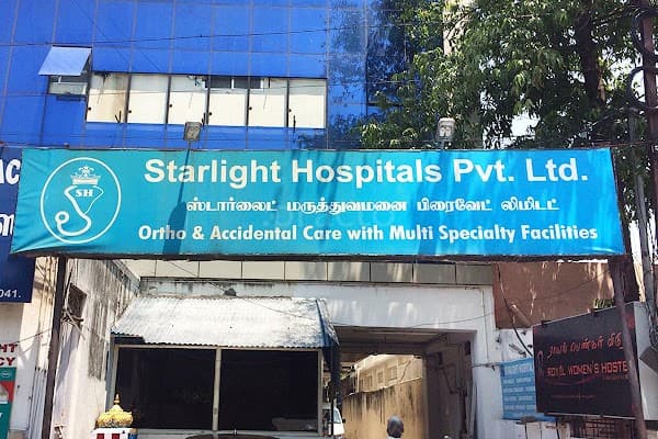 Starlight Hospitals Pvt. Ltd. - Ambulance service by Padma Ambulance in Besant Nagar
