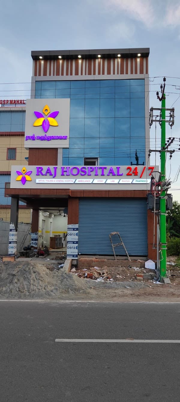 RAJ HOSPITAL (24 HRS ORTHO, TRAUMA & GENERAL) - Ambulance service by Padma Ambulance in Chengalpattu