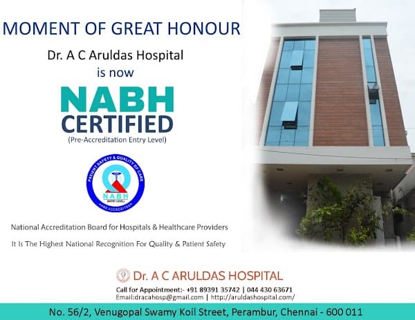 Dr A C Aruldas Hospital - Padma Ambulance Service Perambur