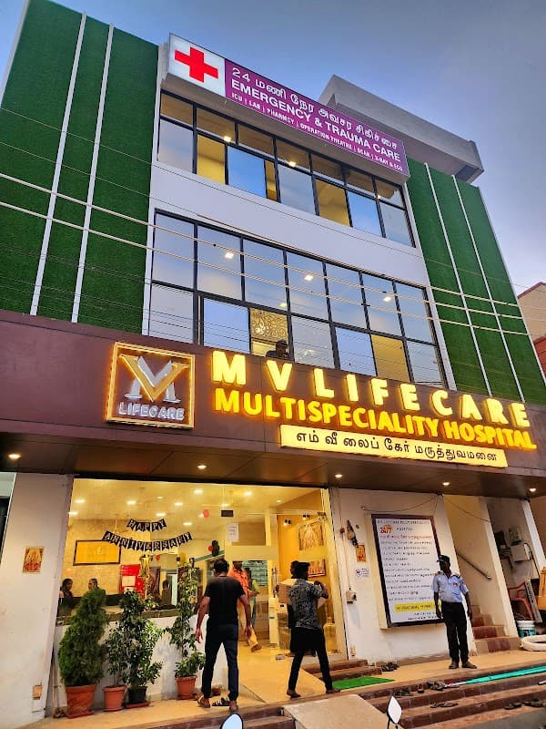 MV LIFE CARE MULTISPECIALITY HOSPITAL - Padma Ambulance Service Tiruvallur