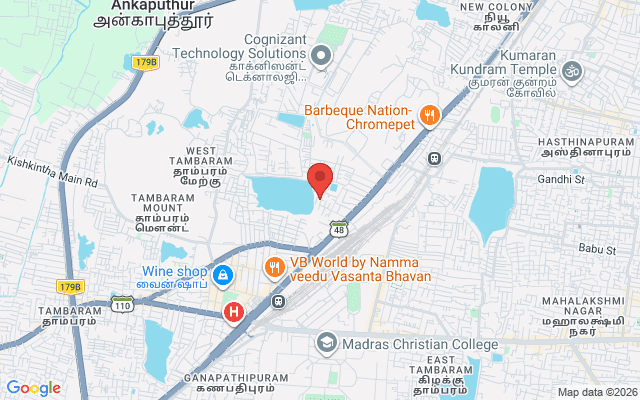 Padma Ambulance Service location map for Kadaperi, Chennai