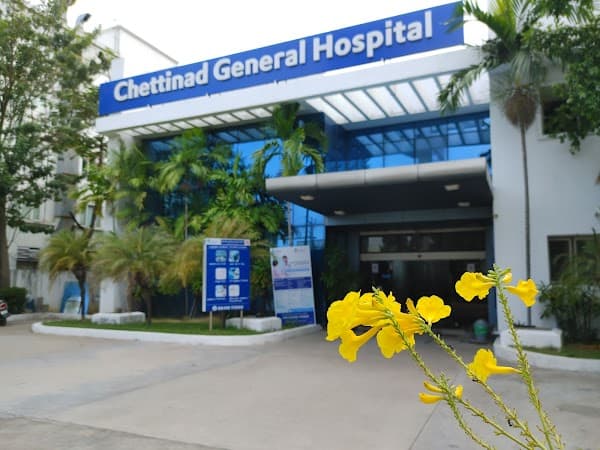 B Block Chettinad Hospital - Ambulance service by Padma Ambulance in Kelambakkam