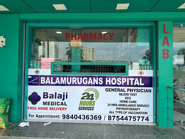 Balamurugans Hospital - Padma Ambulance Service Kovalam