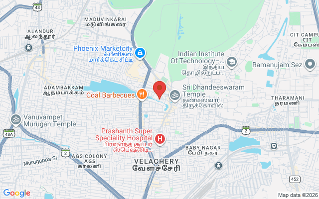 Padma Ambulance Service location map for Lakshmipuram, Chennai