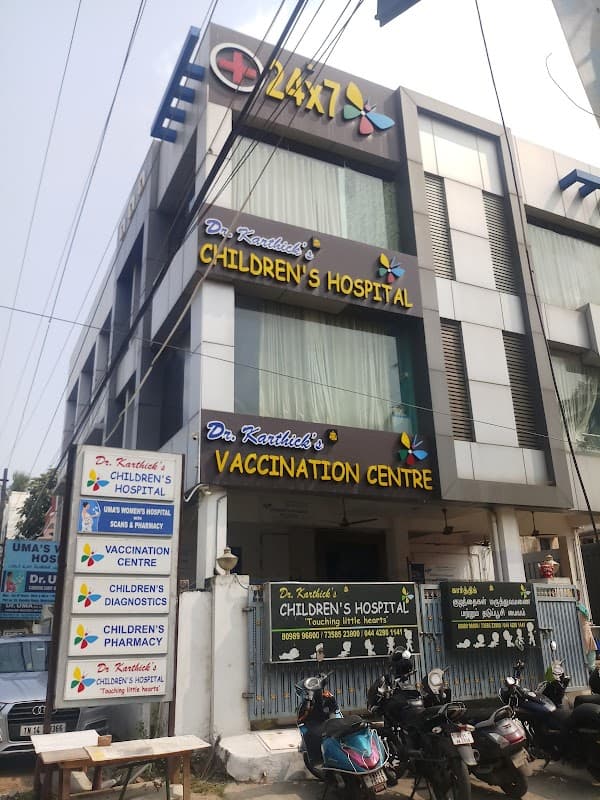 Karthick Children's Hospital - Ambulance service by Padma Ambulance in Medavakkam