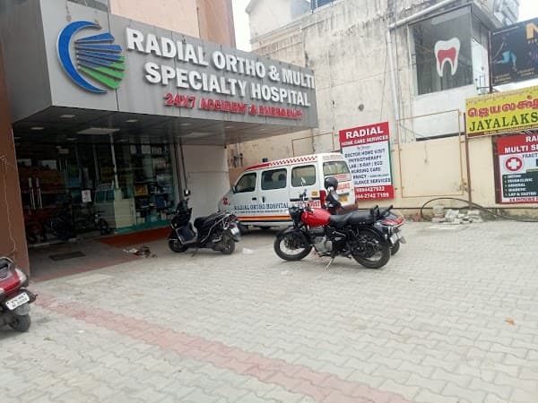 Radial Ortho and Multi-speciality Hospital - Padma Ambulance Service Vandalur