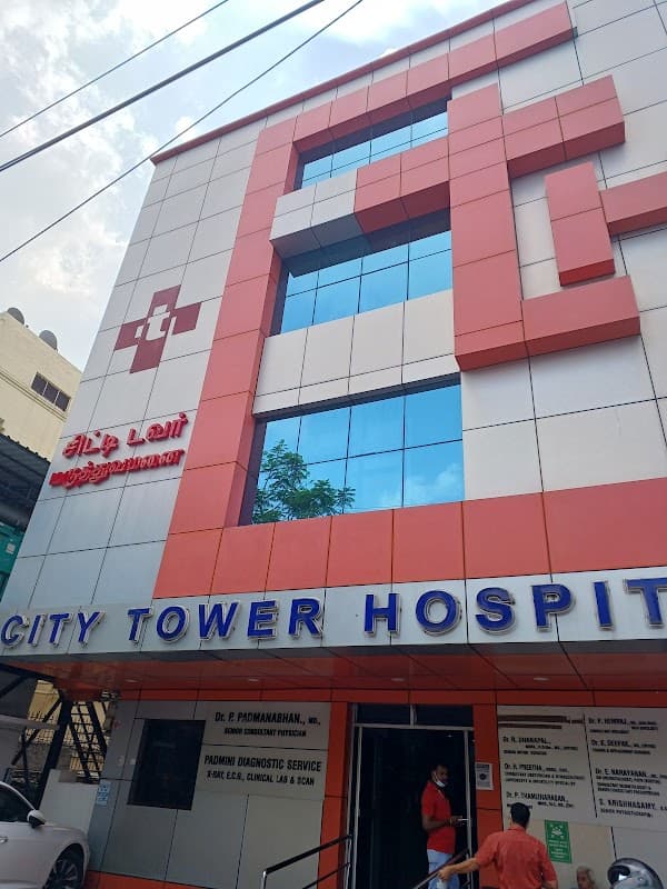CITY TOWER HOSPITALS - Ambulance service by Padma Ambulance in Anna Nagar