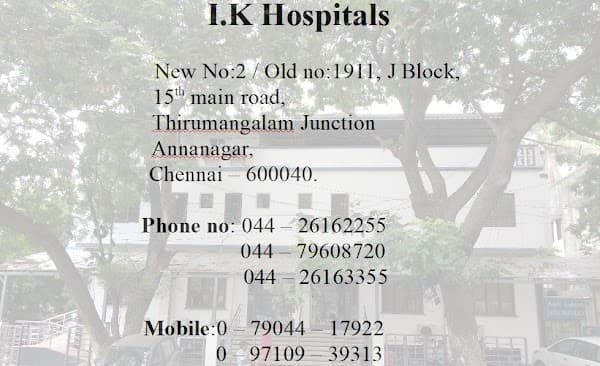 I.K. Hospitals - Padma Ambulance Service Anna Nagar