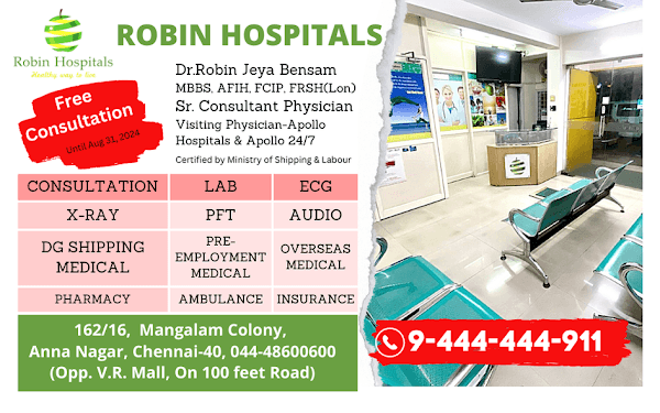 Robin Hospitals - Ambulance service by Padma Ambulance in Anna Nagar