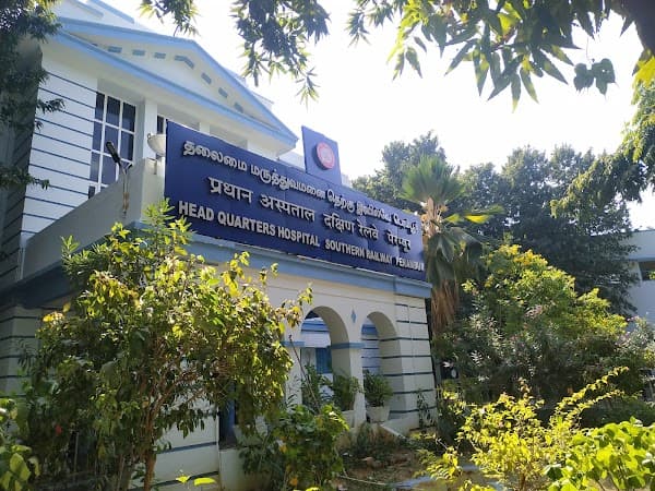 Southern Railway Headquarters Hospital - Ambulance service by Padma Ambulance in Ayanavaram