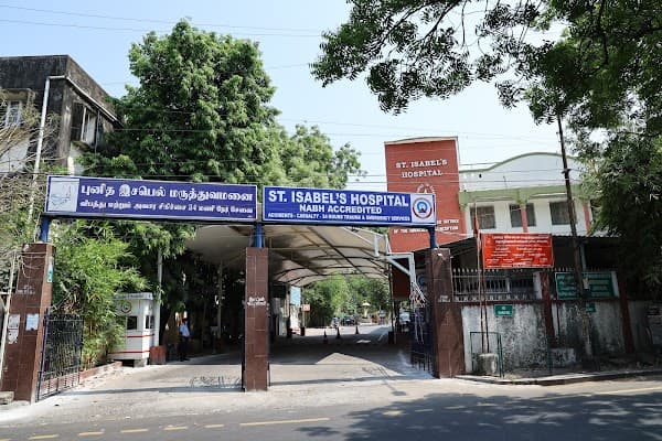 St. Isabel's Hospital - Padma Ambulance Service Mylapore