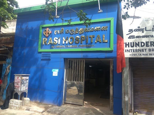 Rasi Hospital - Ambulance service by Padma Ambulance in Tondiarpet