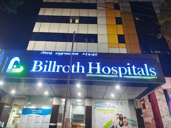 Billroth Hospital - Best Multi Speciality Hospital - Padma Ambulance Service Mylapore