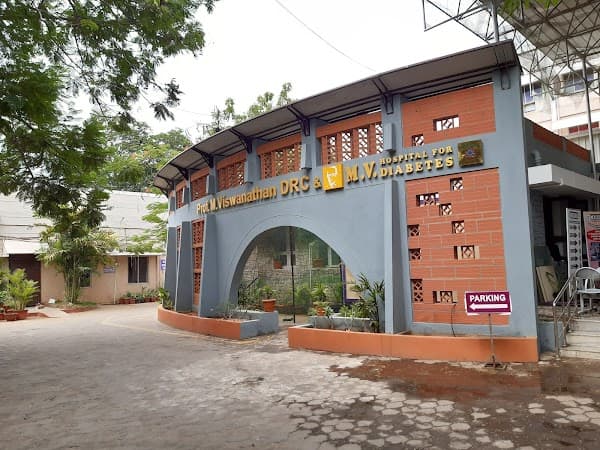 M. V. Hospital for Diabetes - Padma Ambulance Service Royapuram