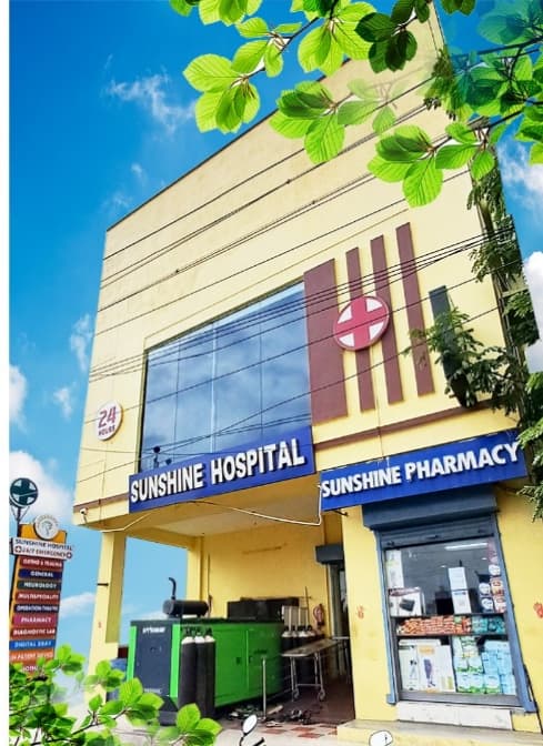 Sunshine Multispeciality Hospital - Neurology and Orthopaedic Hospital in Thiruvallur - Ambulance service by Padma Ambulance in Tiruvallur